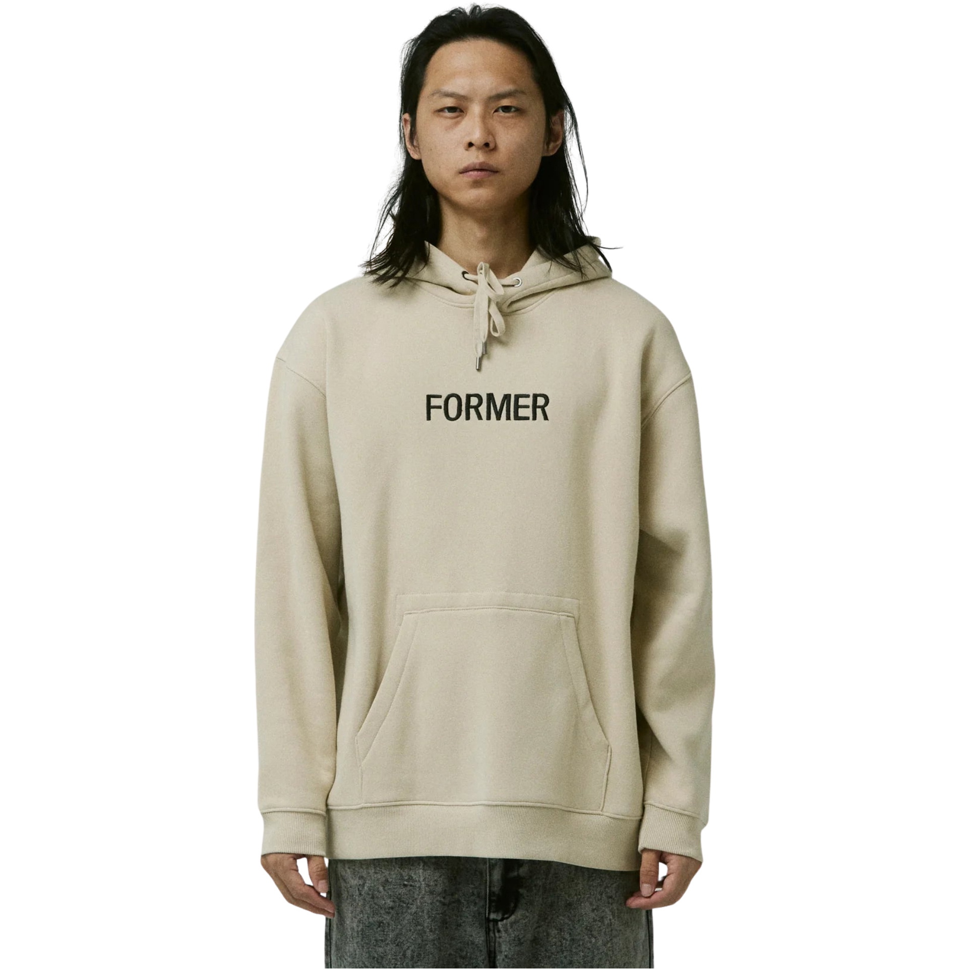 2026 FORMER Mens Legacy Emb Hoodie FLEGACYHOODIE - Bone